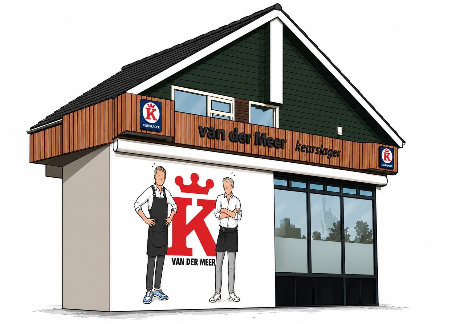 Het team van Keurslager Van der Meer